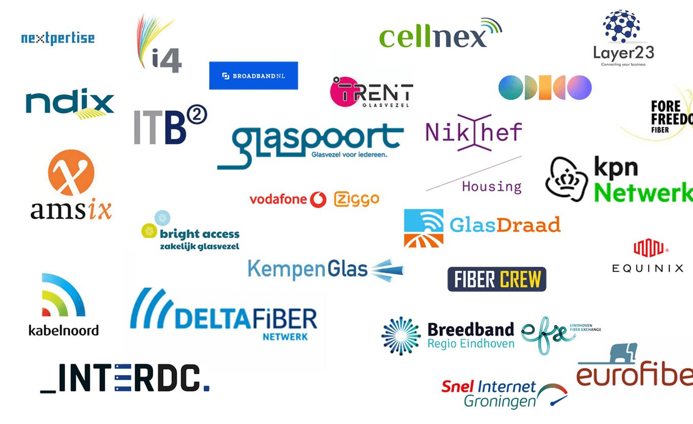 Overzicht carriers en ISPs aangesloten bij Cloud District